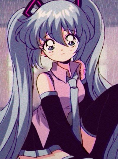 Hatsune Miku By Pikiru Anime Style 90s Anime 90 Anime
