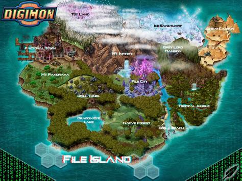 Digimon File Island Region Map Fantasymaps