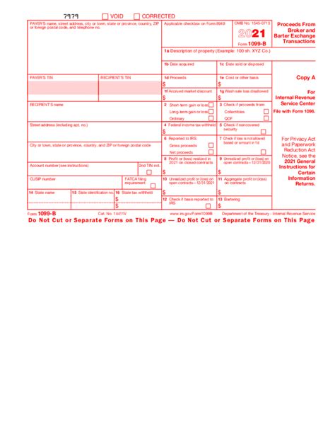 2021 Form Irs 1099 B Fill Online Printable Fillable Blank Pdffiller