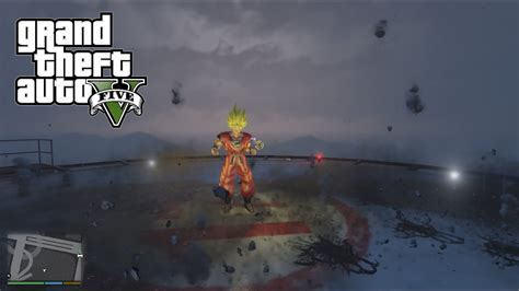 Download some goku ped models to use: GTA 5 - Dragon Ball Z Mod w/ Transformations!! (WIP 3) - YouTube