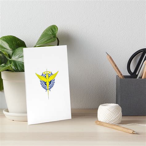 Gundam 00 Celestial Being Logo Art Board Print By Fsfs38wgc Redbubble