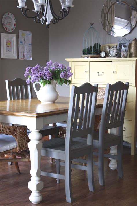 Painted Dining Room Furniture Charming Home Tour ~ Little House Of