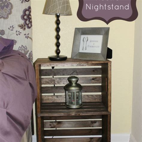 Diy Rustic Nightstand Make Your Own For About 15 Rustic Nightstand