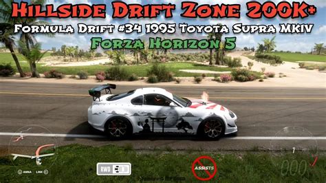 Hillside Drift Zone 200K FD 34 95 Toyota Supra MKIV Forza Horizon 5