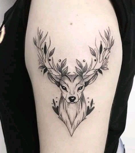Fem Tattoo Deer Tattoo Deer Tattoo Designs Deer Head Tattoo
