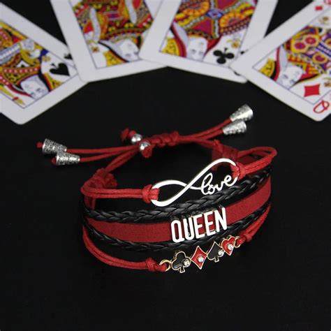 New Style Infinity Love Queen Charm Customized Wristband Friendship