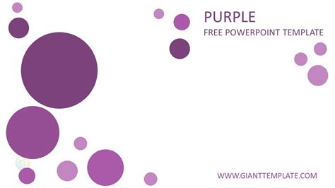Professional Powerpoint Templates Free Download Purple Youtube