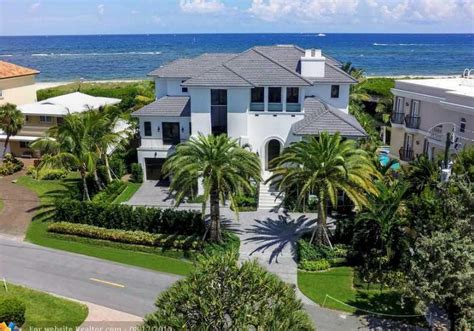 895 Million Newly Built Oceanfront Mansion In Pompano Beach Fl