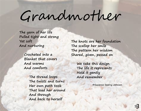 Grandmother Poem On Canvas Mothers Day T Etsy