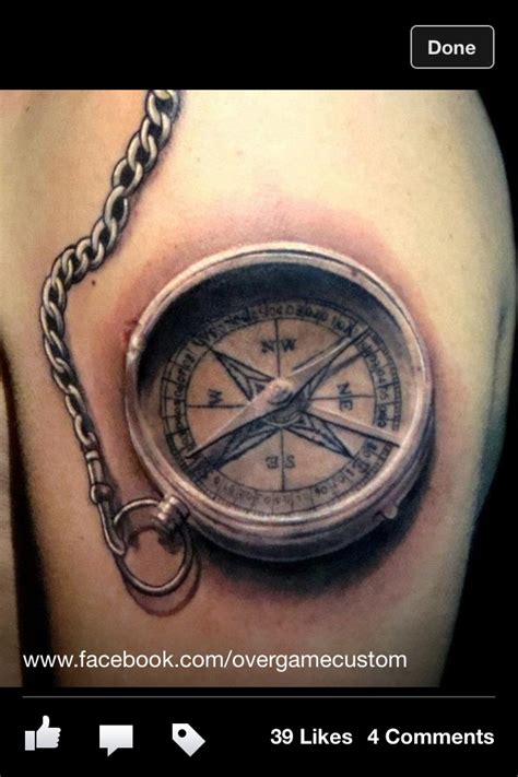 Compass Tattoo 3d Is The Way To Go Beautiful Life