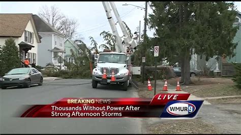 Strong Winds Knock Out Power