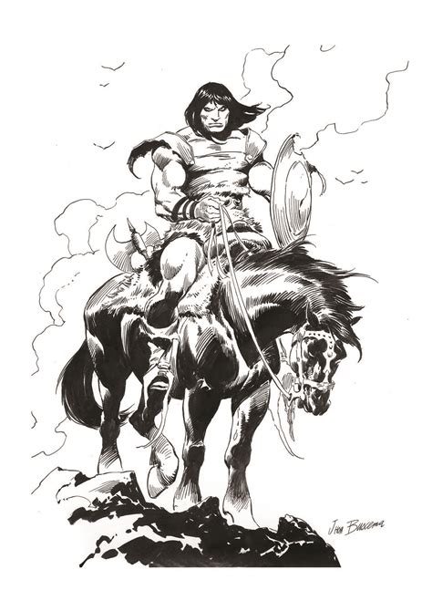 Illustrazione Di John Buscema Conan The Barbarian John Buscema Conan