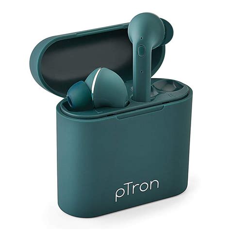 Ptron Bassbuds Lite In Ear True Wireless Bluetooth Headphones Tws