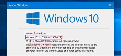 Your windows version is displayed next to version and your build number is displayed next to build to the right of version. How to Find Out Which Build and Version of Windows 10 You Have