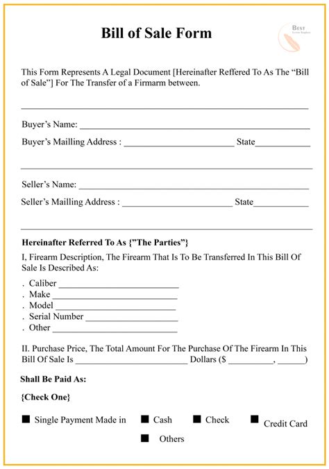 Texas Bill Of Sale Form For Dmv Car Boat Pdf And Word