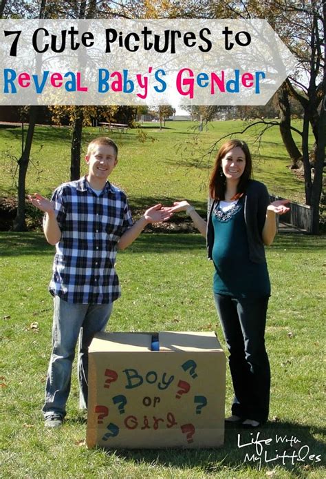 7 Cute Pictures To Reveal Babys Gender