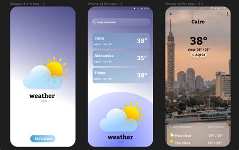 Weather App Figma