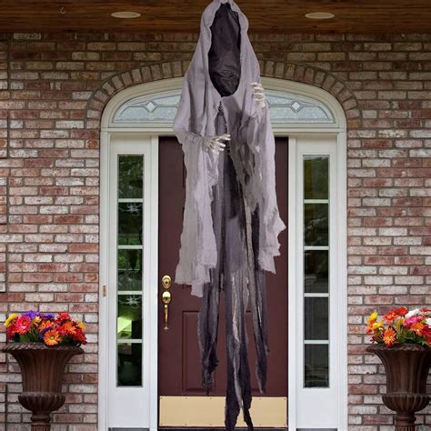 Faceless Ghost Hanging Halloween Decoration 9ft Party City