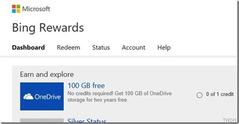 Bing Rewards 100 Microsoft Points