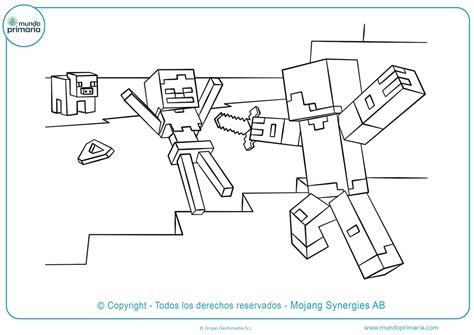 Dibujos De Minecraft Para Colorear 【imprimir Y Descargar】