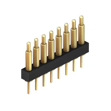 Customized Electronic Signal Pin Smd Gold Plated Spring Loaded Contact