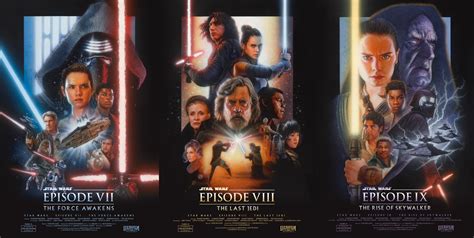Star Wars Sequel Trilogy Gets Fantastic Hand Painted Fan Posters