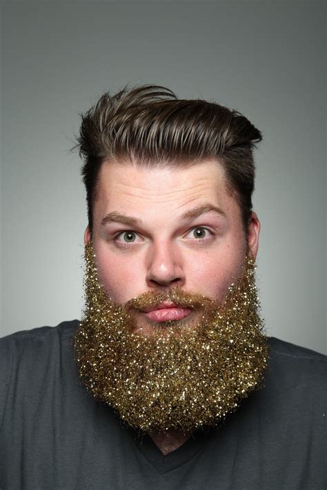 Getting Festive With A Glitter Beard Show Me Your Beards Glitter