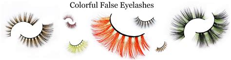 Colorful False Eyelashes Colored Eyelash Wholesale Sinolashes