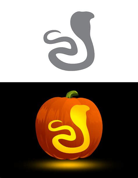 Snake Pumpkin Carving Templates