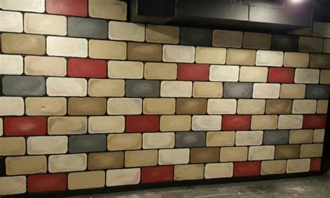 Basement Block Wall Paint Ideas - Painted cinderblock wall | Cinder