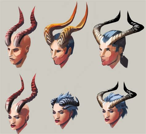 Use pairs of curved lines that meet at jagged 17. Vile Horns - The RuneScape Wiki