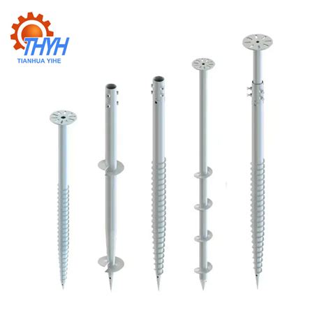 Galvanized Steel Fence Earth Screw Anchors Ground Screw Anchor Tianhua
