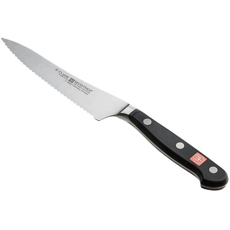 Wusthof 4128 7 Classic 8 Forged Offset Deli Bread Knife With Pom Handle
