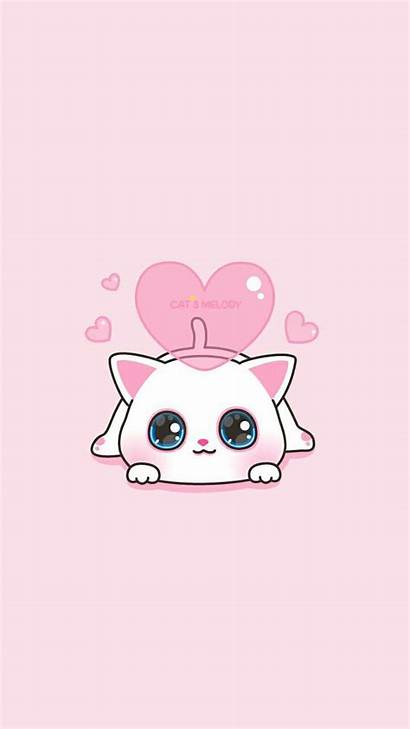 Pink Girly Cats Melody Wallpapers Pastel Cat