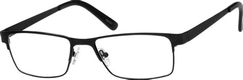 black rectangle eyeglasses 1620 zenni optical eyeglasses