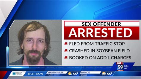 Sex Offender Chased By Police Drives Into Soybean Field Drainage Ditch Then Arrested Fox 59
