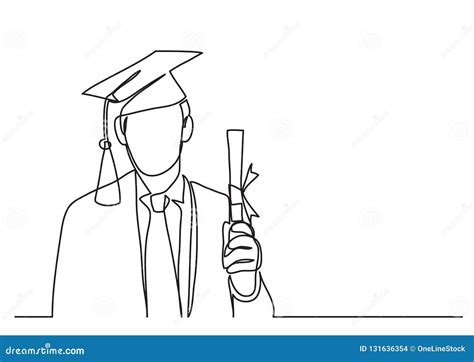 Graduation Diploma Drawing