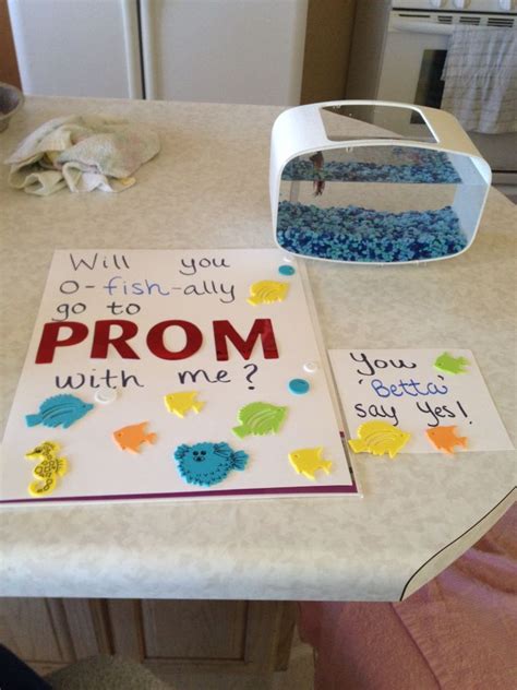 “will You O Fish Ally Go To Prom With Me” “you Betta Say Yes” Cute