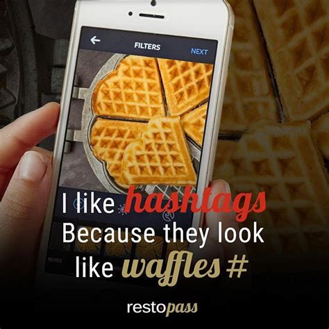 Find, read, and share waffle quotations. Who doesn't LOVE waffles? # . . . #waffles #hashtags #funny #quote #weekendquote #funnyquote # ...