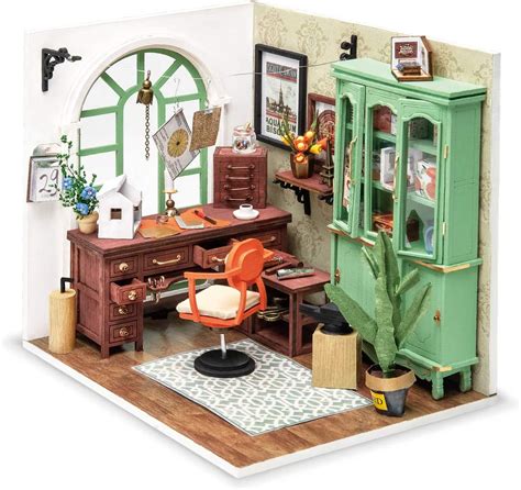 Rolife Diy Miniature Dollhouse Kit Workshop Diorama Ts For Manwomen
