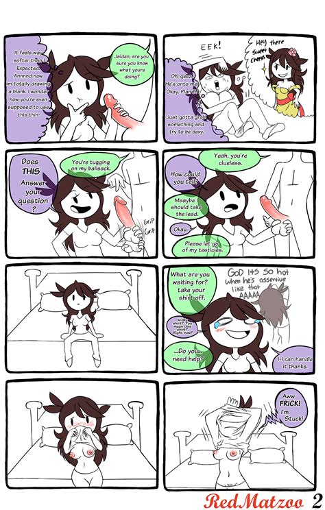 Rule 34 Blush Breasts Brown Hair Comic Eyebrows Jaiden Animations