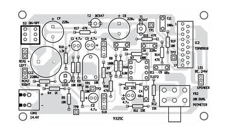 Subwoofer for Cars | Circuit diagram, Electronics mini projects