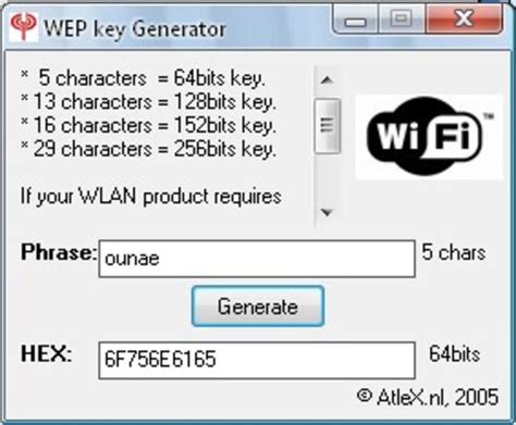 Wep Key Generator Descargar