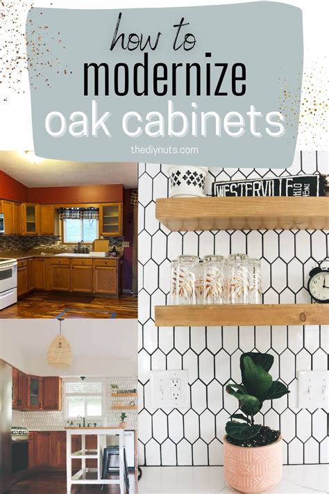 Learn How To Update And Modernize Oak Cabinets Without Painting See