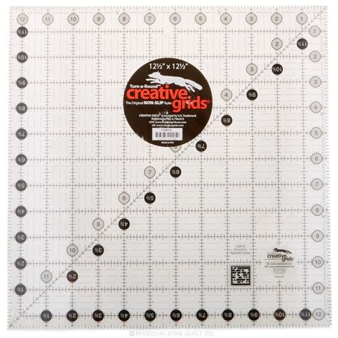 Creative Grids Quilting Ruler 12 12in Square Creative Grids