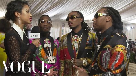 Migos On Their Matching Versace Suits Met Gala 2018 With Liza Koshy