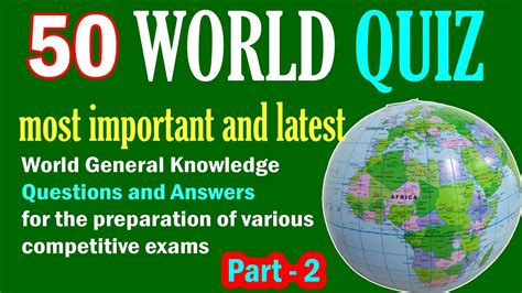 50 World Gk Quiz Questions And Answers World Trivia Quiz World Gk