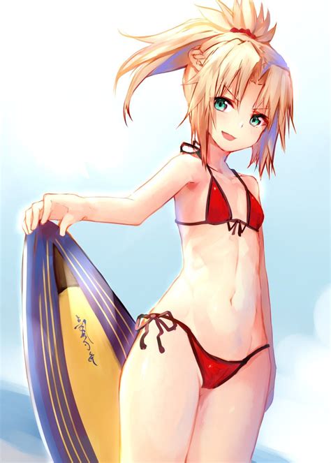 Pin By Zelan On Fateseries Mordred Swimsuit Rider Girls Swimsuit Anime Swimsuits