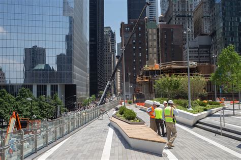 World Trade Centers Liberty Park Opens Today In The Financial District