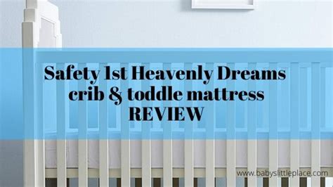 A mattress which is easier to bring into your house and set up is one that requires less work. Safety 1st Heavenly Dreams crib mattress Review NEW, 2020